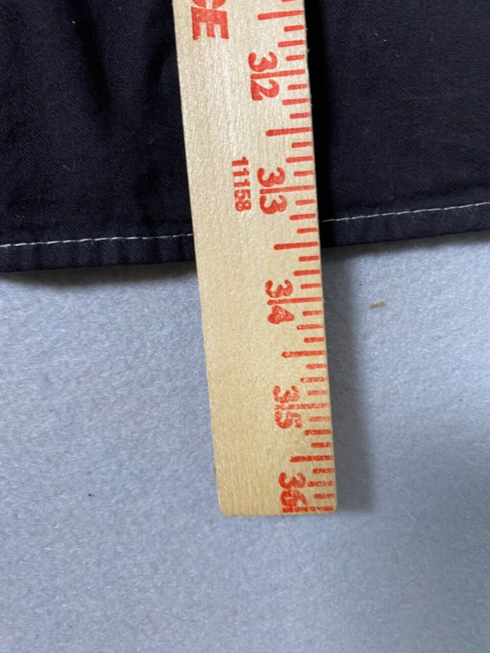 New Glory Black Shirt Dress Belt Short Sleeves Button Front Cotton Fabric S - Picture 8 of 8